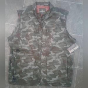 Outdoor life camo vest XL nwt